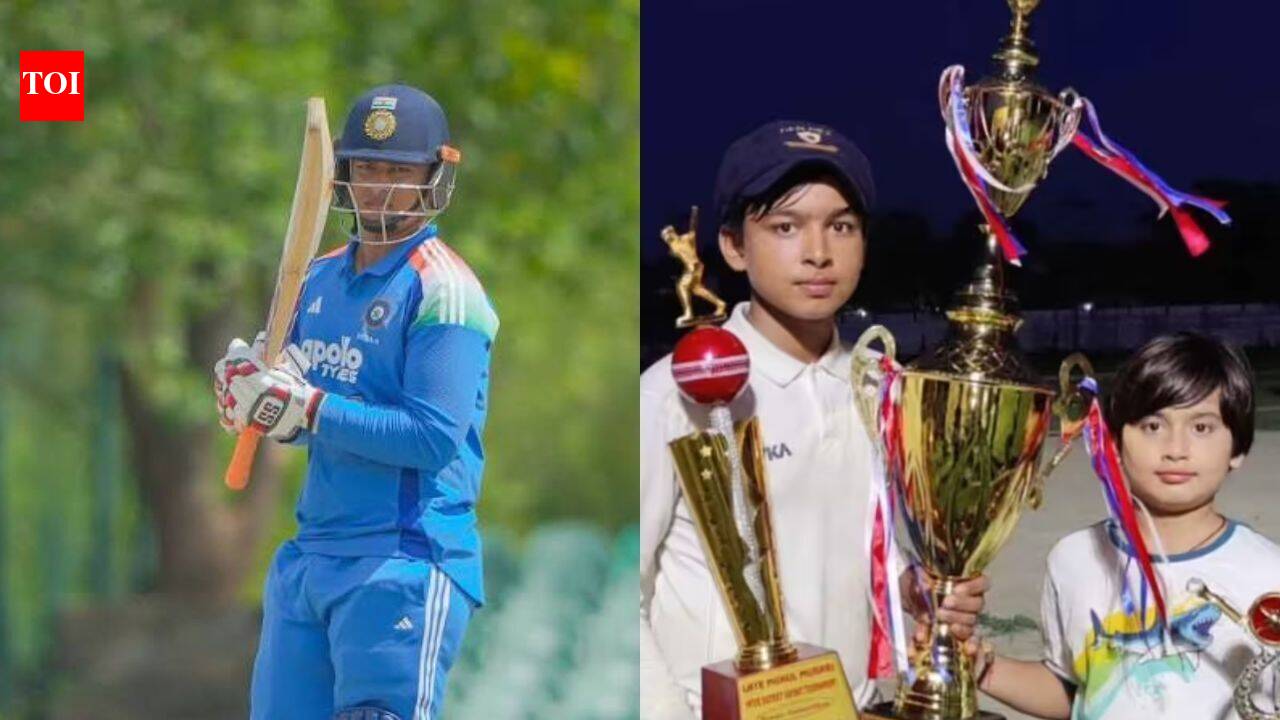 Vaibhav Sooryavanshi's reaction to brother Ashirvad's another century goes viral