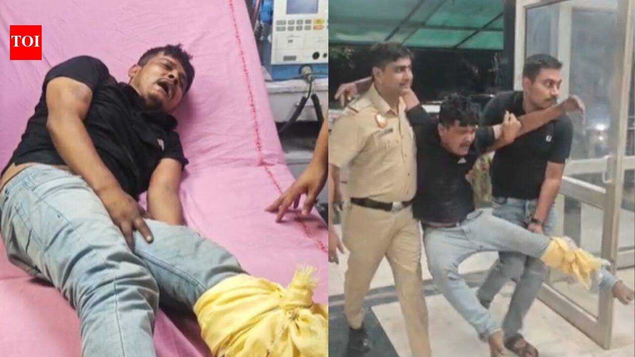 'Mar gaya': Delhi rape-murder accused shot in leg during 'escape bid'; hang him, says girl's father
