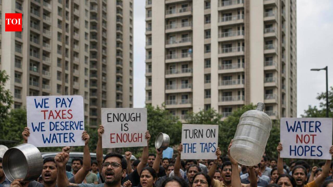 Navi Mumbai builder’s bid to run over protesting flat owners amid water crisis goes viral