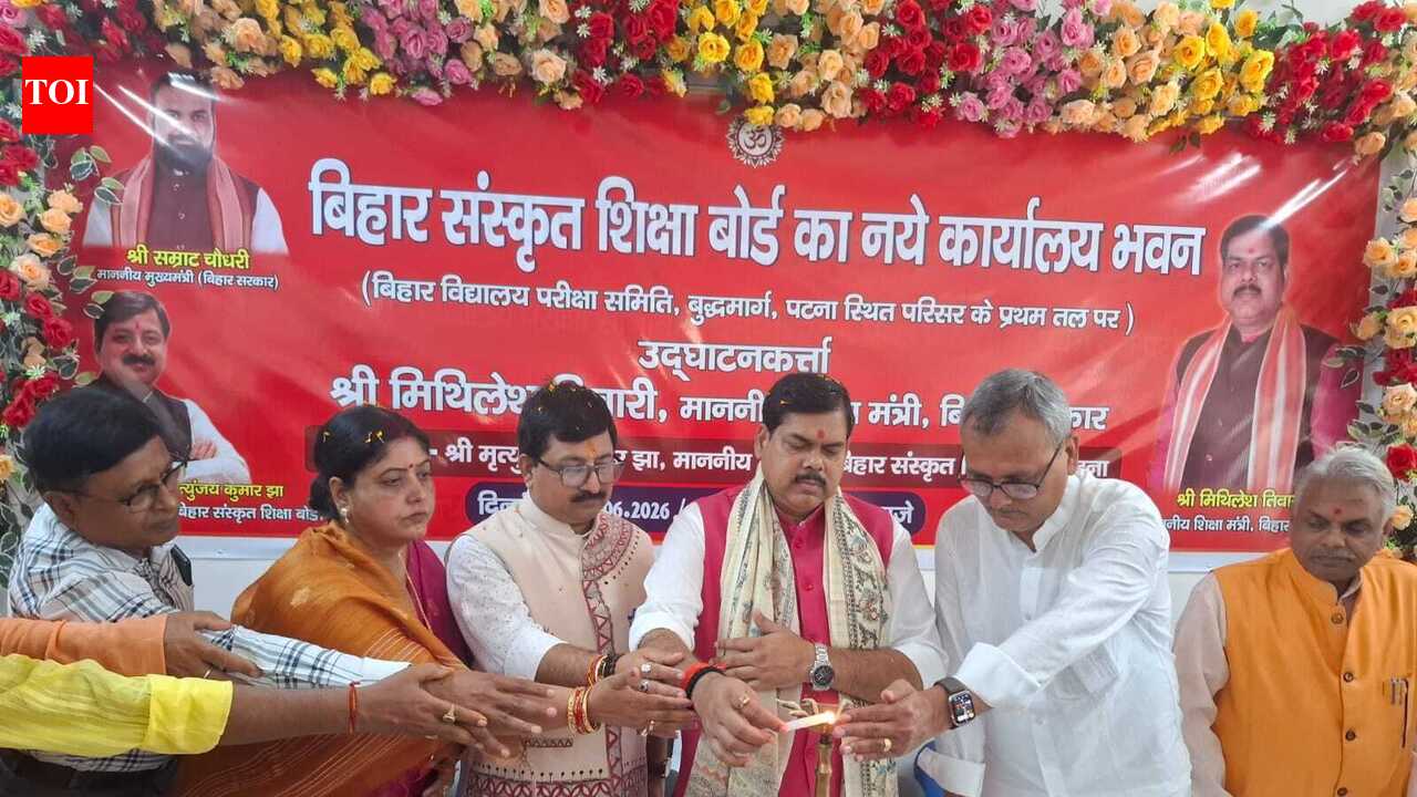Minister inaugurates Sanskrit Shiksha Board’s new building