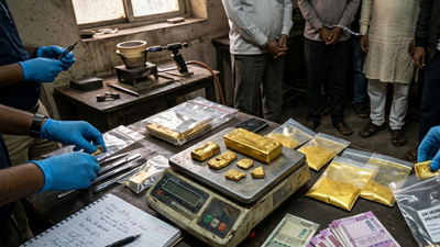  Airport staffer among 8 arrested; Rs 8.95 crore haul seized