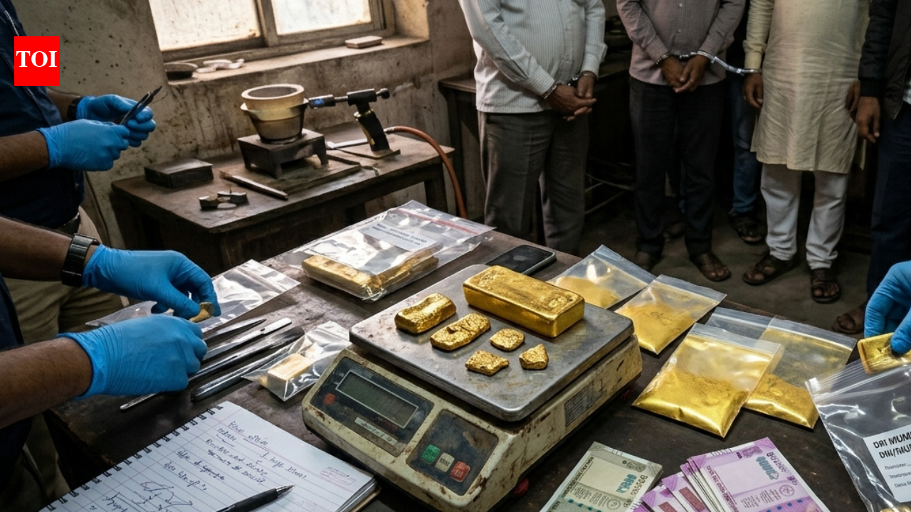 Gold smuggling through Mumbai airport busted: Airport staffer among 8 arrested; Rs 8.95 crore haul seized