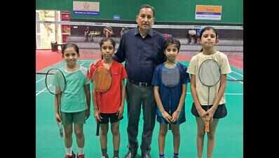 RD Baheti Jaipur District Badminton Championship: Rashi Singhal, Jiyana, Geetanshi Tank and Kavya Saini enter Under-11 girls singles semi-finals