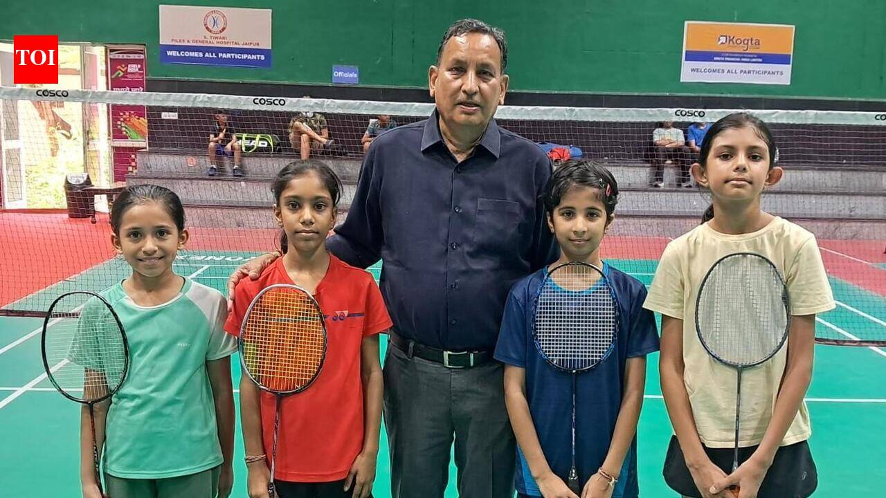 RD Baheti Jaipur District Badminton Championship: Rashi Singhal, Jiyana, Geetanshi Tank and Kavya Saini enter Under-11 girls singles semi-finals