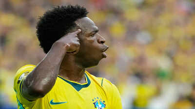 Vinícius Jr breaks 24-year-old record with brace vs Scotland, enters Golden Boot race and joins Brazil elite