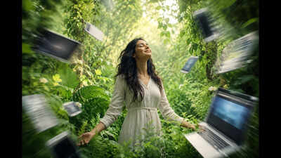 Looking at greenery soothes our souls. And the reason is biology