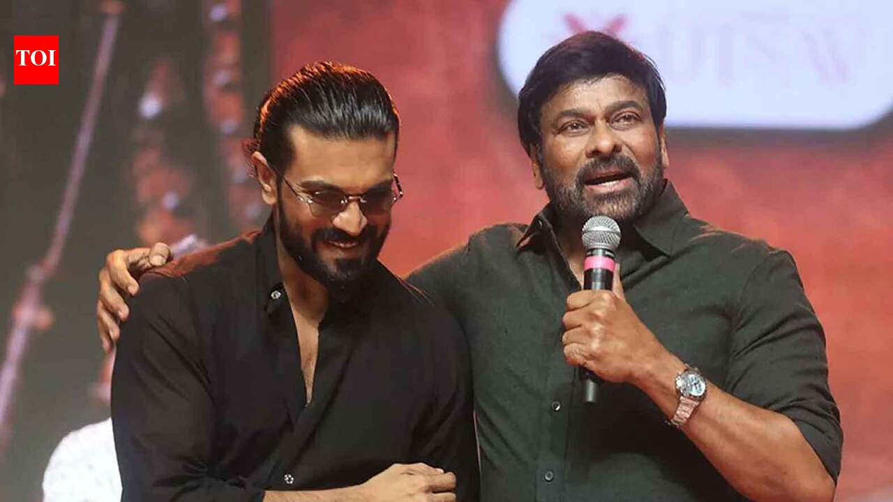Chiranjeevi recalls Ram Charan’s Peddi scare: I feared he had lost his vision