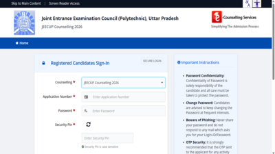  Round 1 choice filling begins at jeecup.admissions.nic.in