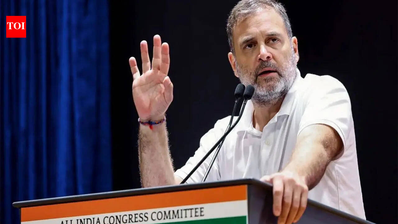 'Students being called terrorists': Rahul Gandhi attacks Modi govt, Pradhan over paper leaks