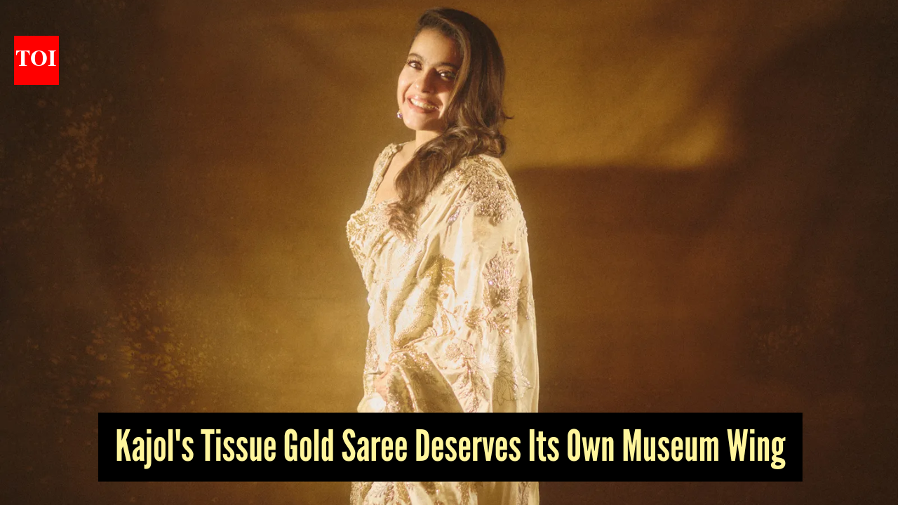 Kajol just gave Indian craftsmanship its most glamorous red-carpet moment yet in a breathtaking saree