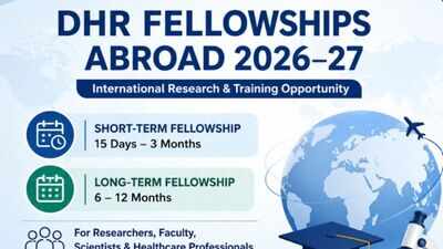 DHR invites applications for overseas fellowships: Check complete details here