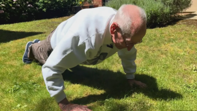 This 98-year-old's daily routine includes 40 press-ups, and that's not the most surprising part