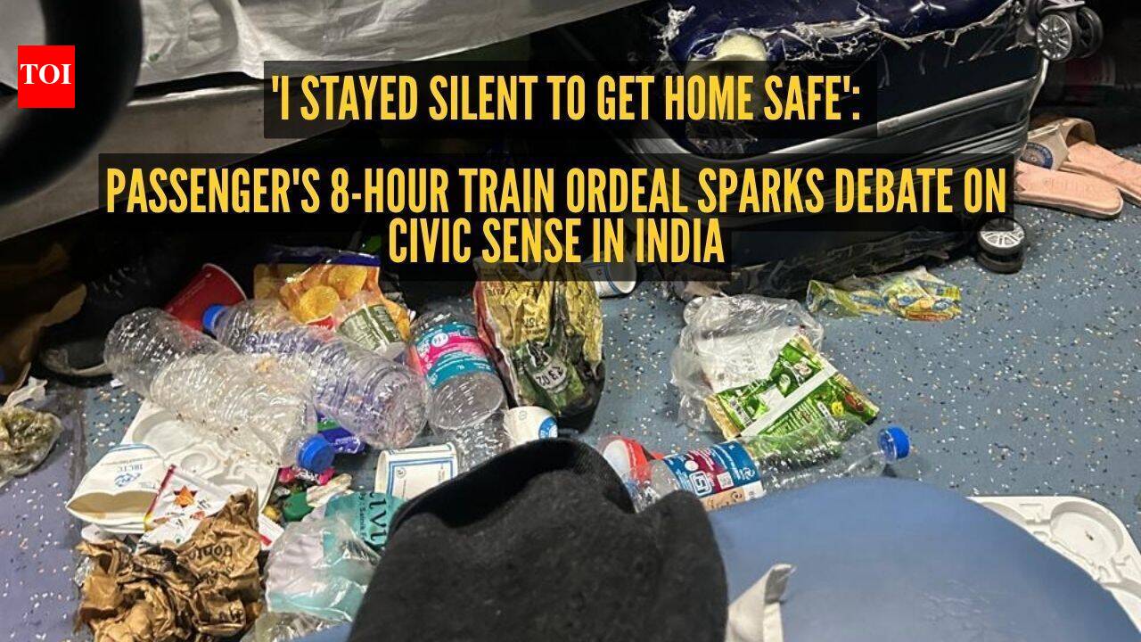 'I stayed silent to get home safe': Passenger's 8-hour train ordeal sparks debate on civic sense in India