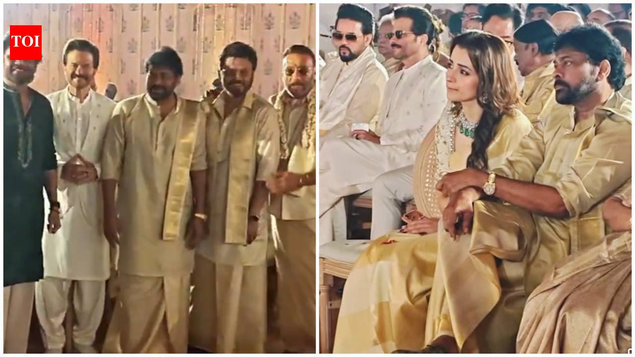 Khushbu Sundar's daughter Avantika ties the knot with Shravan Sreenivasan in Goa; Chiranjeevi, Nagarjuna, Trisha, Anil, Jackie among guests