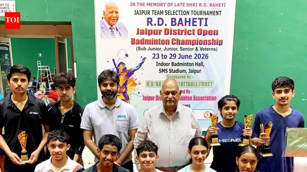 RD Baheti Memorial Jaipur District Open Badminton Championship: Yuvraj Singh Shekhawat, Tejeshwar Poonia, Padmaja Singh, Vinay Pratap triumph