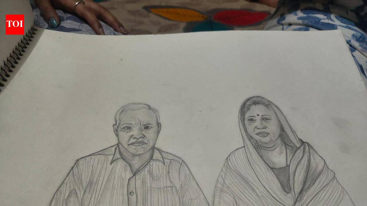 Artist’s anniversary sketch for parents reaches the after his death