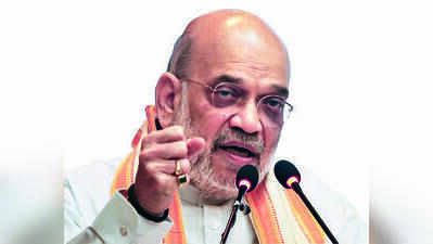 Union home minister Amit Shah in Gujarat on Saturday