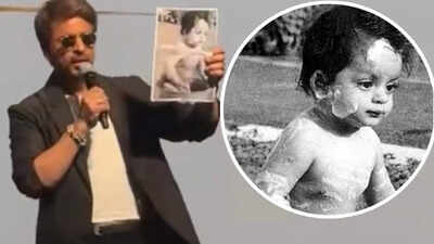 Shah Rukh Khan visits Mangalore for an event; reveals heartwarming story behind his famous childhood pic - WATCH