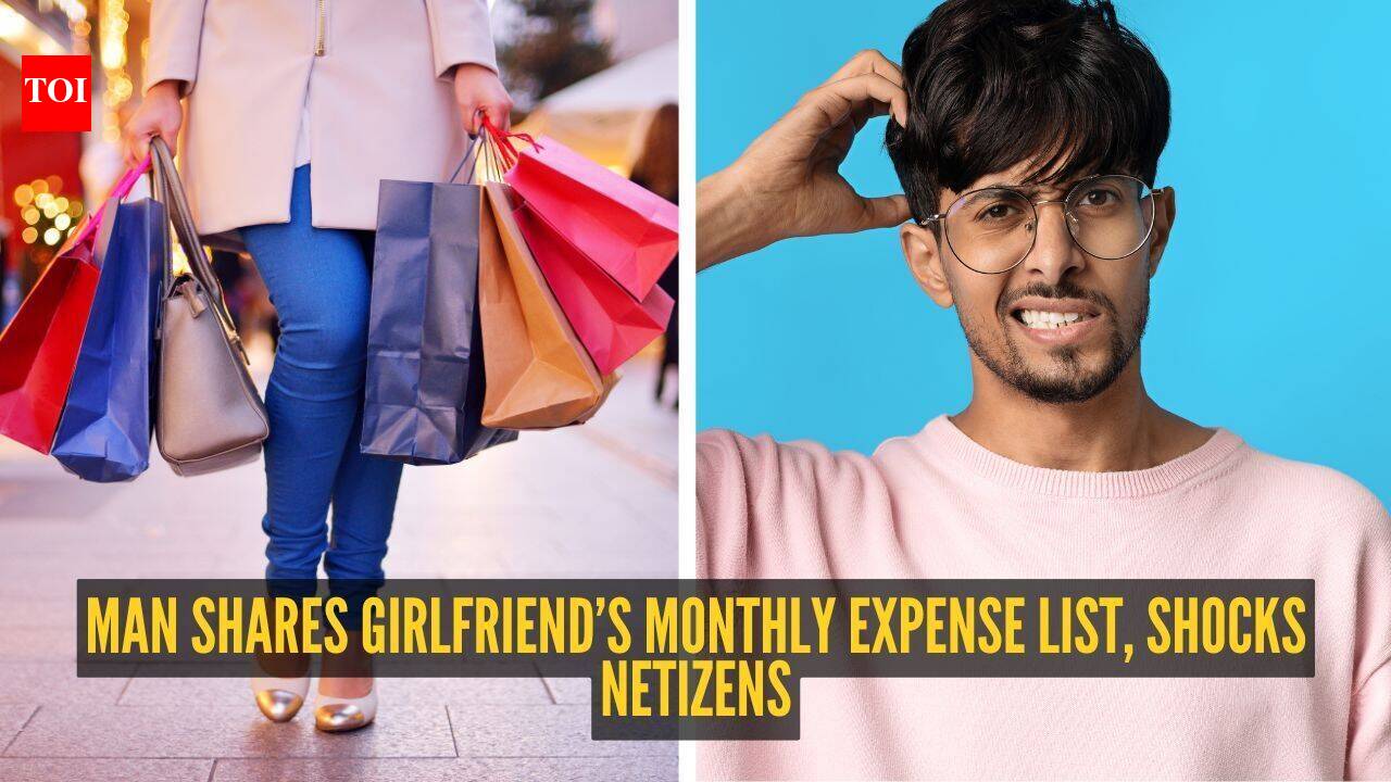₹35,000 rent, ₹12,000 Zara hoodies, ₹8,000 beauty products, ₹6,500 coffee, and more... Man claims this is his girlfriend's monthly expense list; netizens are scratching their heads