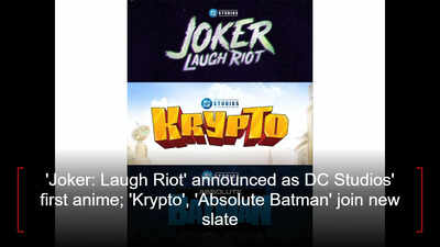  Laugh Riot' announced as DC Studios' first anime; 'Krypto', 'Absolute Batman' join new slate