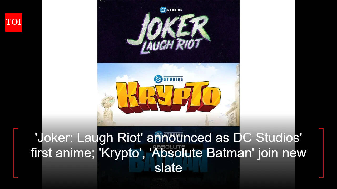 'Joker: Laugh Riot' announced as DC Studios' first anime; 'Krypto', 'Absolute Batman' join new slate
