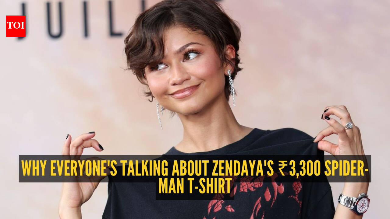 Zendaya proves you don't need couture: Her ₹3,300 Spider-Man T-shirt is going viral