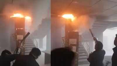 Fire breaks out at Lok Bandhu Hospital campus in Lucknow