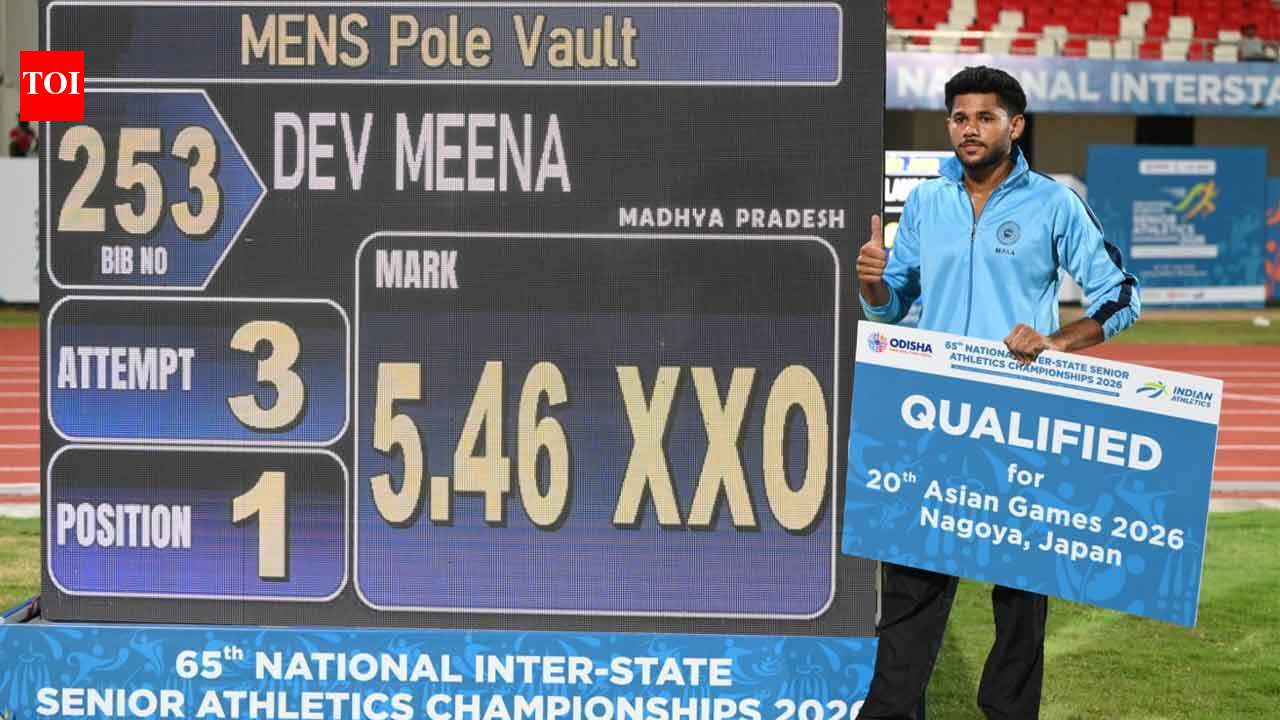 The bar keeps rising for India's pole vault star Dev Meena