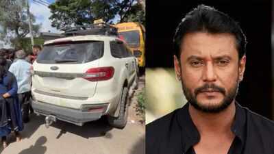 'He was not driving, a minor mishap': Actor Darshan's son caught in accident rumours; wife denies claims