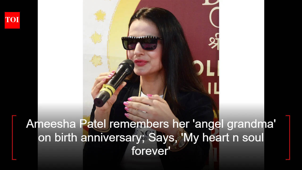 Ameesha Patel remembers her 'angel grandma' on birth anniversary; Says, 'My heart n soul forever'