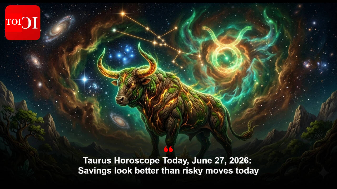 Taurus Horoscope Today, June 27, 2026: Savings look better than risky moves today