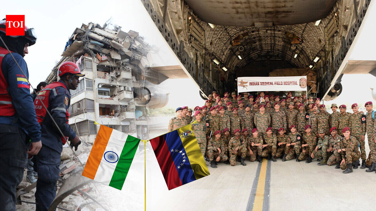 Operation Amistad: India Airlifts Army Field Hospital, BHISHM Cubes Relief To Venezuela  timesofindia.indiatimes.com