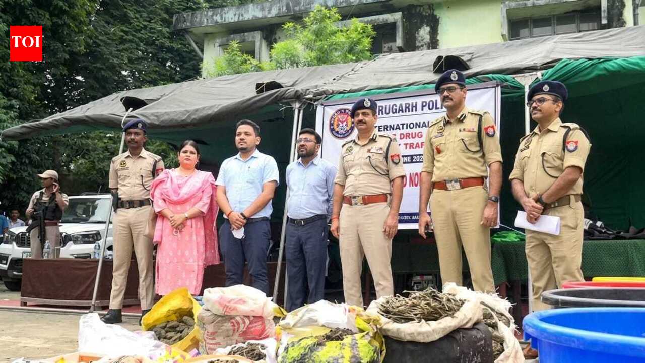 Dibrugarh Police destroys Rs 1.4cr drugs