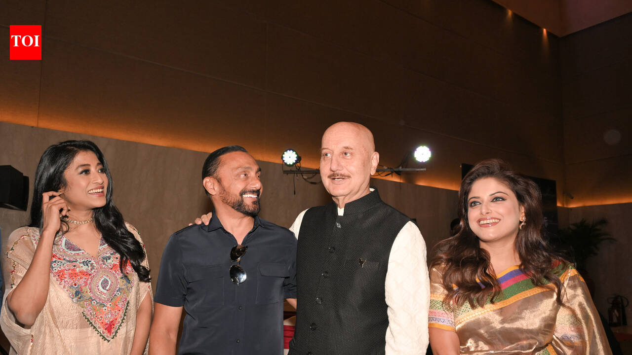 After 26 years, Anupam Kher unveils his next Bengali production