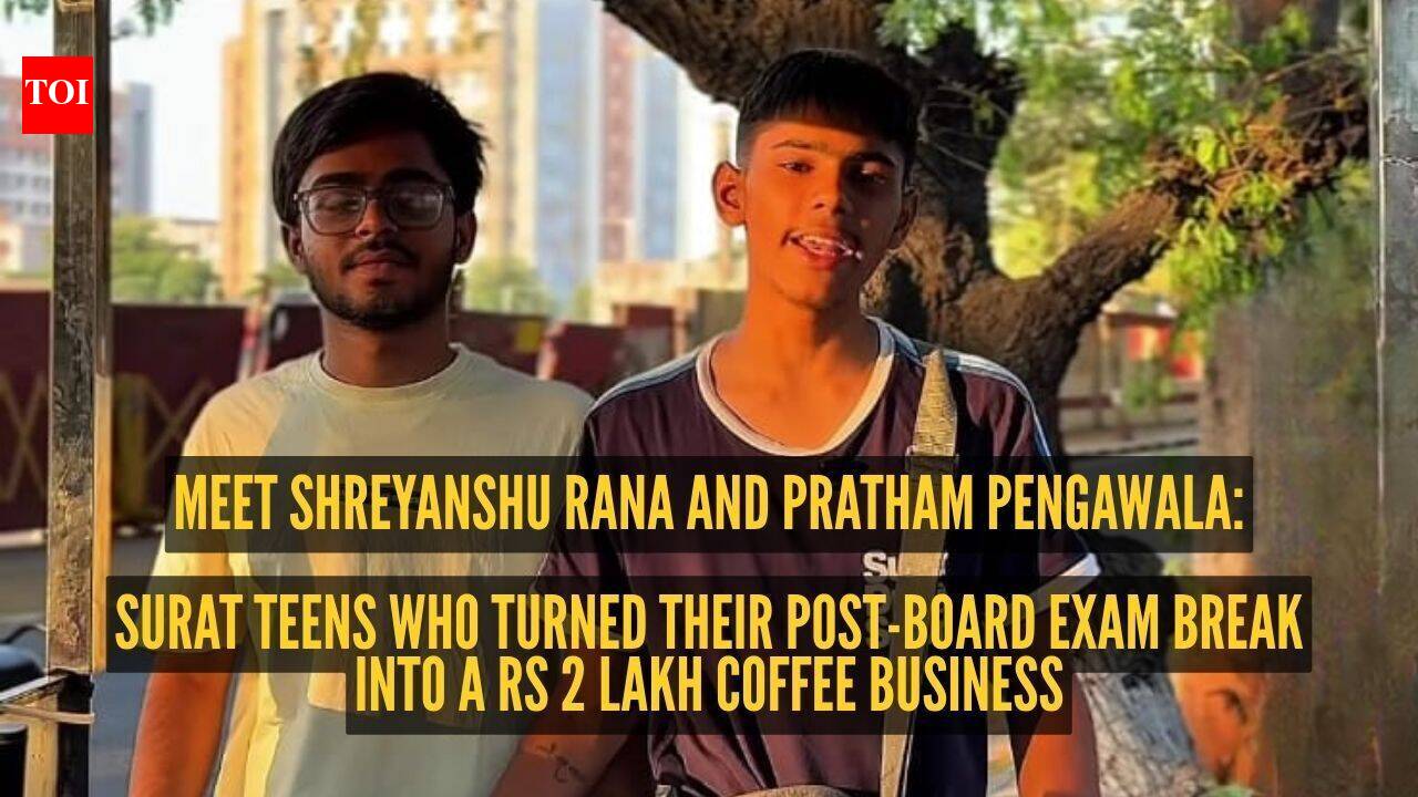 Meet Shreyanshu Rana and Pratham Pengawala: The Surat teens who turned their post-board exam break into a Rs 2 lakh coffee business