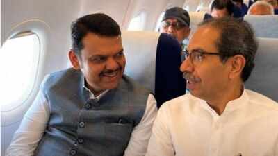 'Political rivals, not enemies': BJP downplays Fadnavis, Uddhav travelling on same flight