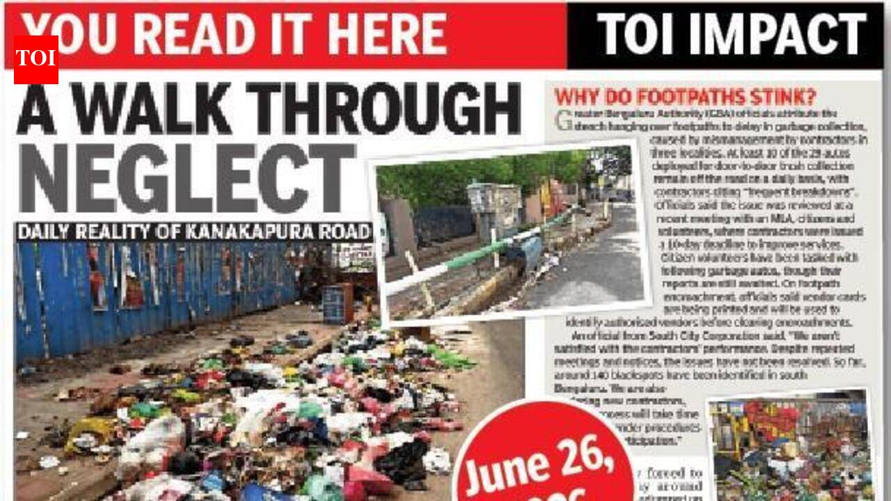 Kanakapura Road: Greater Bengaluru Authority chief orders stricter waste collection