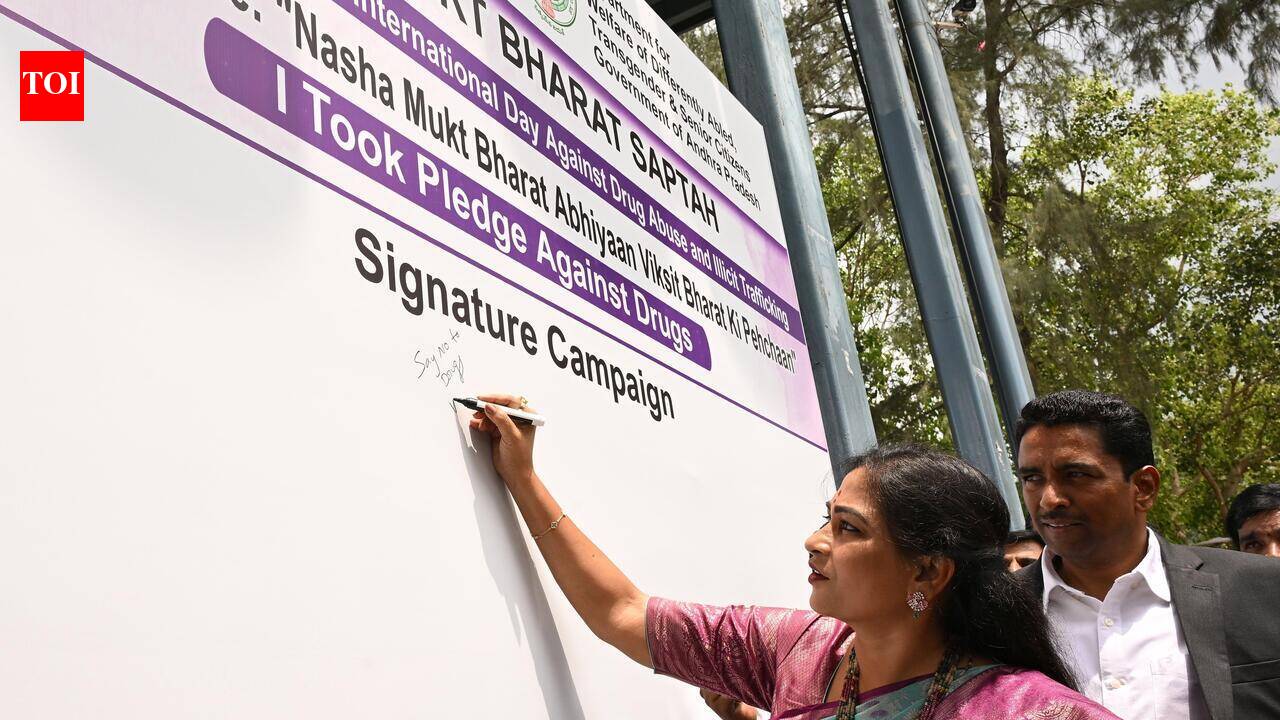 Youth must stay away from drugs, urges AP home minister Anitha
