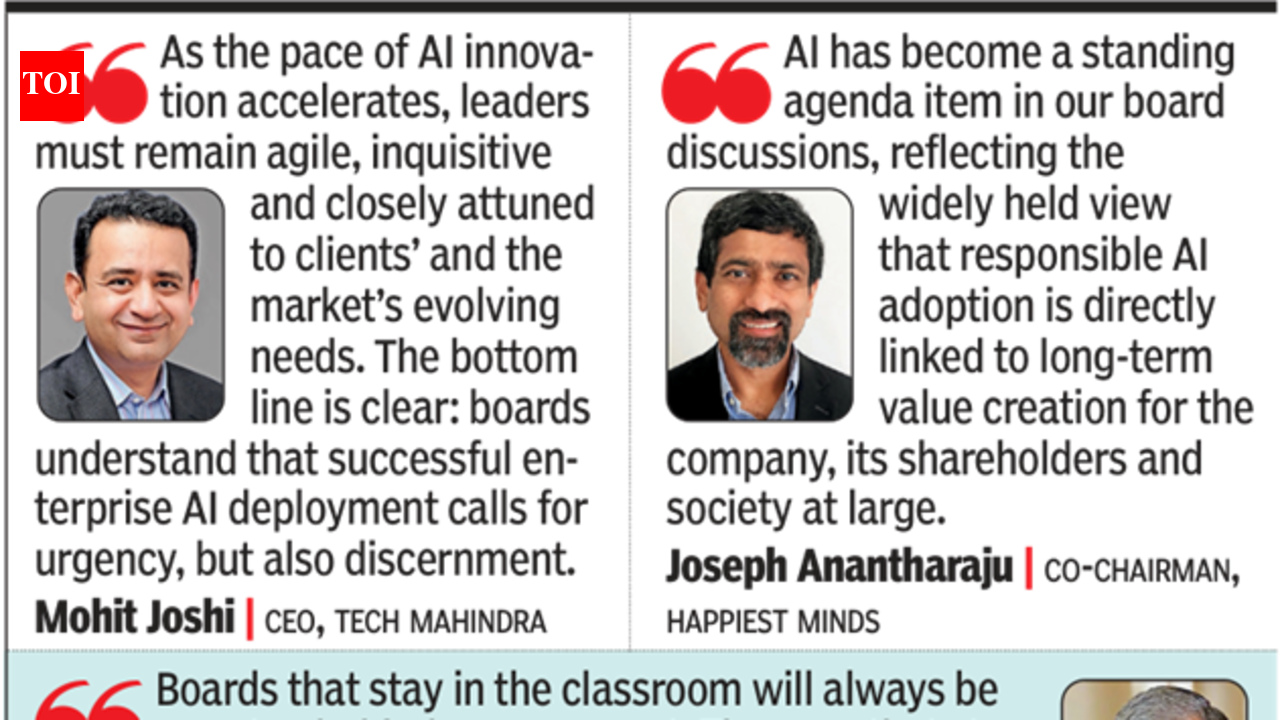 AI enters boardroom, directors are its newest apprentices