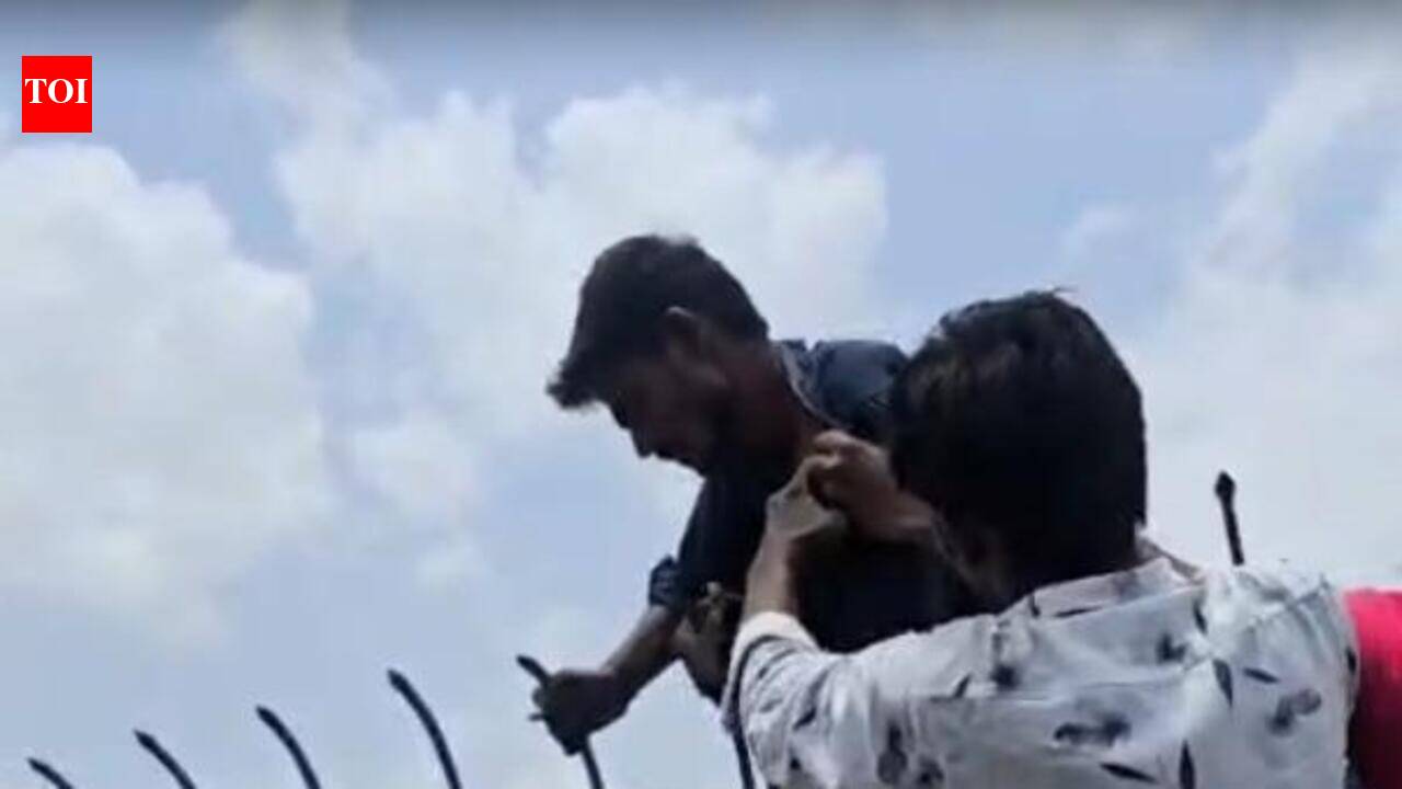Ahmedabad man tries to jump off bridge after wife elopes, rescued