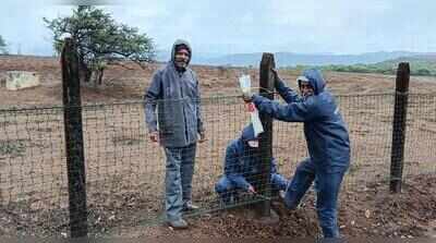 Temporary fencing comes up at Kas Plateau to keep ‘over-enthusiastic’ tourists at bay