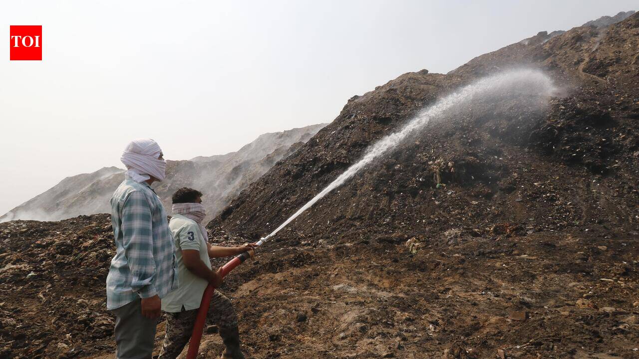 MCG fines agency Rs 10 lakh after fire at Bandhwari landfill; April penalty yet to be recovered