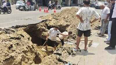 Fifth collapse on single street in Ludhiana, thought of monsoon.