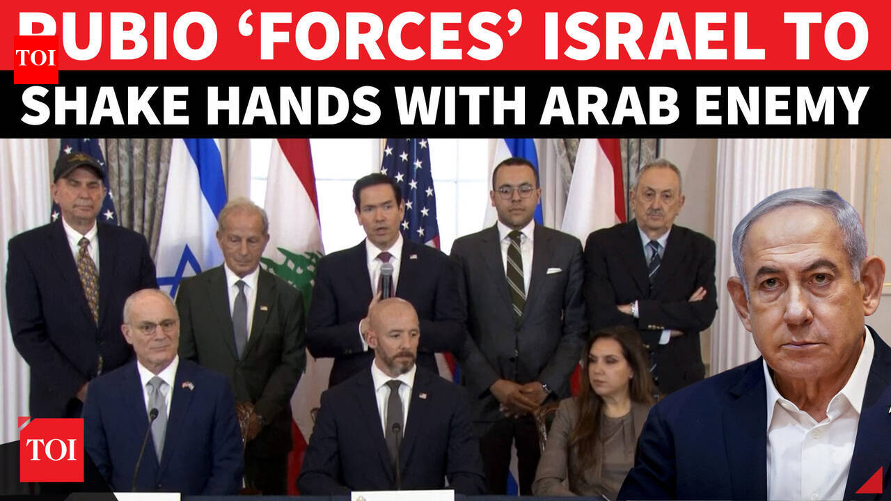 ON CAM: Rubio Brokers Historic Israel-Lebanon Deal After Months Of War | Watch