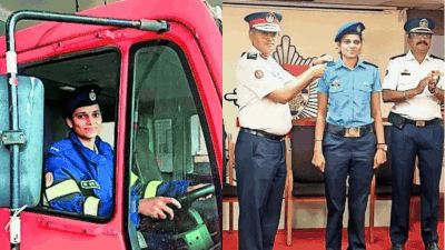  Mumbai fire brigade gets 1st woman driver-operator