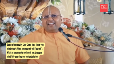  “Feed your mind wisely. What you nourish will flourish”; What an engineer turned monk has to say on mindfully guarding our content choices