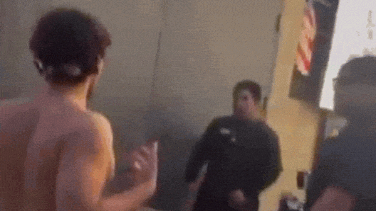Watch: California security guard fires Taser into man's face at point-blank range, arrested