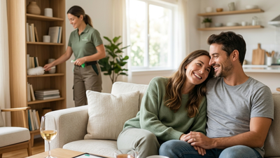 Psychology says that instead of arguing over household chores, outsourcing them can lead to happier relationship between partners