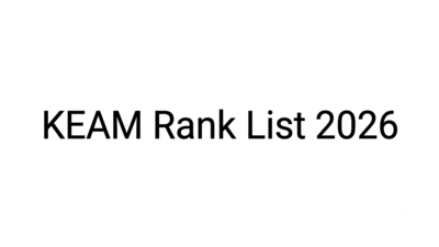 KEAM List 2026 available today: Check link and download options