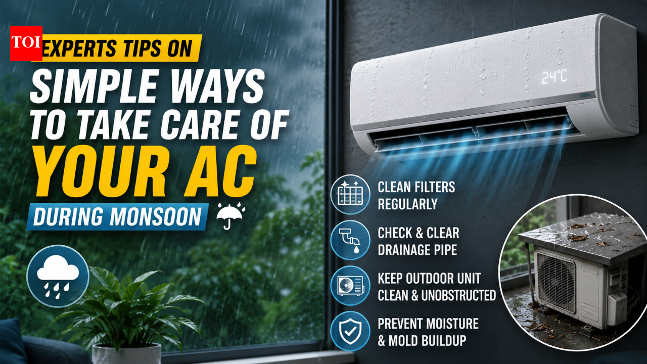 Monsoon is here: Experts share simple tips to take care of your AC this rainy season